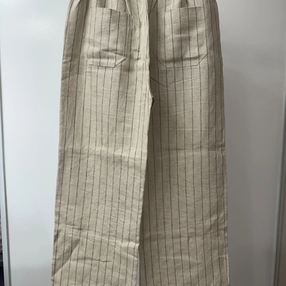 Mod Ref Stripped Pants - Beige - Size Small - Picture 3 of 5